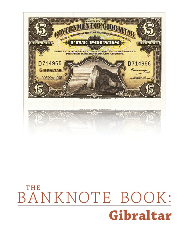 <font color=01><b><center> <font color=red>The Banknote Book: Gibraltar</font></b></center><p>This 12-page catalog covers every note (111 types and varieties, including 15 notes unlisted in the SCWPM) issued by the Government of Gibraltar from 1914 until present day. <p> To purchase this catalog, please visit <a href="https://www.mebanknotes.com"><font color=blue>www.BanknoteBook.com</font></a>